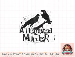 Attempted Murder, Crows Collective Noun, Halloween T-Shirt copy