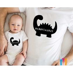 daddy saurus t-shirt, baby saurus shirt, dad shirt, fathers day gift, best dad ever, daddy shirt, baby shirt, husband gi