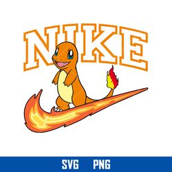 Nike Hitokage Svg, Nike Pokemon Logo Svg, Nike Logo Svg, Pokemon Svg, Png Digital File