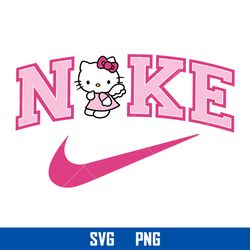 Hello Kitty Nike Svg, Nike Logo Svg, Hell Kitty Svg, Png Digital File