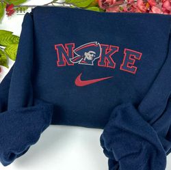 Nike Robert Morris Colonials Embroidered Crewneck, NCAA Embroidered Sweater, Robert Morris Hoodie, Unisex Shirts
