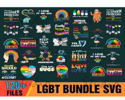 120 LGBT Bundle SVG, Lgbt Pride Svg, Rainbow Svg, Gay Svg,LGBT Svg,Human Svg,Proud Mom Svg,Rainbow Svg,Be Kind Svg,Skele