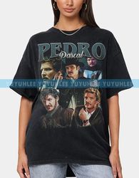 PEDRO PASCAL Shirt, Actor Pedro Pascal Shirt Retro