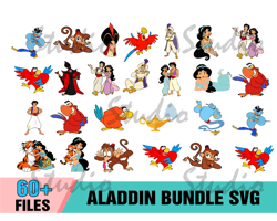 60 Aladdin Bundle SVG, Aladdin SVG, Disney Svg, Princess Jasmine Svg,svg,Tshirt svg,tee svg,Tumbler svg,shirt svg,mug sv