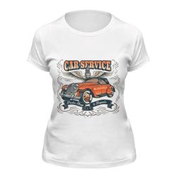 Digital file VINTAGE CAR SERVICE for download. Digital design for printing on t shirts, cups, bags, hats, key chains, ph