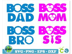 African American Boss Baby svg Bundle Family | Afro Boss Baby svg Boss Mom svg, Boss Dad svg, Boss Bro svg Boss Sis svg