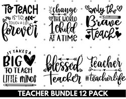 Teacher SVG Bundle: Teacher Quote, Teacher, School, Teacher Life, Back to School. (100) /