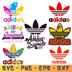 Adidas Logo SVG - Fashion Brand SVG - PNG - Adidas Fashion Brands logos SVG - Adidas t-shirt - Instant Download File.