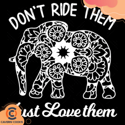Do Not Ride Them Just Love Them Svg TD210416