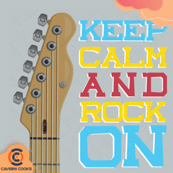 Keep Calm And Rock On Svg TD210420QQ13