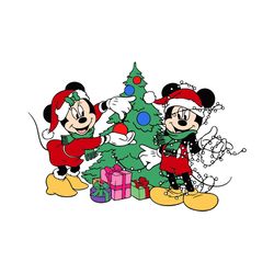 Mickey Mouse Christmas Tree Christmas Svg, Christmas Svg Files