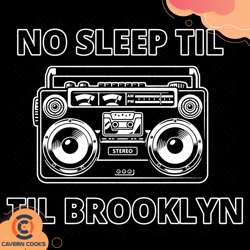 No Sleep Til Brooklyn Svg TD210514QQ34