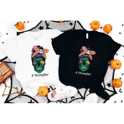 Momster Skull Shirt, Momster Halloween Shirt, Monster Shirt, Funny Halloween Shirt, Skull Shirt, Nightmare Before Christ
