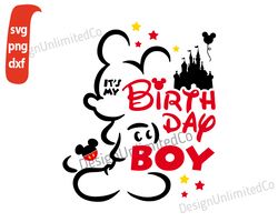 Disney 5th  Birthday svg, My Fifth Birthday svg, Mickey Birthday svg, Mickey Ears svg, My Fourth Birthday