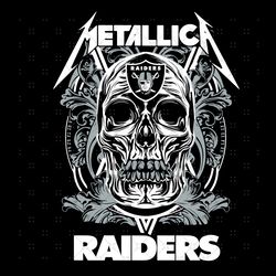 Skull Metallica Raiders Svg, Sport Svg, Metallica