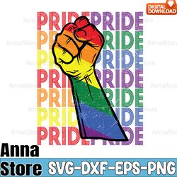 Gay Pride Fist LGBT Design Svg,LGBT SVG Bundle,Lesbian Svg , Gay Svg, Bisexual Svg, Transgender Svg, Queer Svg,Pride Svg