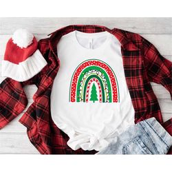 Christmas Rainbow Shirt, Christmas TShirt, Family Christmas Shirt, Christian Christmas Shirt, Matching Christmas Shirt,