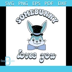 Somebunny Loves You Svg, Bunny Love SVG