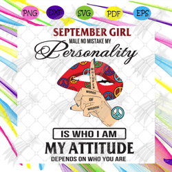 September Girl Svg, Birthday Svg, September Birthday, Born In September, September Woman Svg, Birthday Girl Svg, Birthda