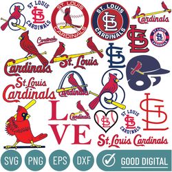 StLoui s Cardinals Baseball Team svg, St Louis Cardinals svg,  MLB Svg, M L B Svg, Png, Dxf, Eps, Instant Download, Bund