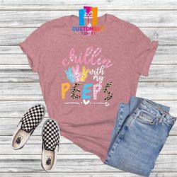 Chillin With My Peeps T-shirt, Easter Day, Christian Shirt, Peeps Shirt, Bunny Shirt, Egg Shirt, Rabbit Gift, Animal Tee
