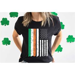 Patrick Day Shirt, Irish American Flag,paddys day shirt ,USA Pride,Shamrock Shirts, Patrick's Day, Irish Tshirt,St. Patr