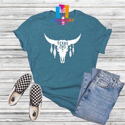 Texas T-shirt, Bull Shirt, Texas Cities Shirt, Home Shirt, State Shirt, Country Shirt, Animal Lover Shirt, Cowboy Shirt,