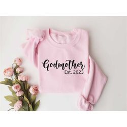 Custom Godmother Shirt, God Mother Gift, God Mother Proposal Crewneck,God Mother Sweatshirt,Godmother Proposal Sweatshir