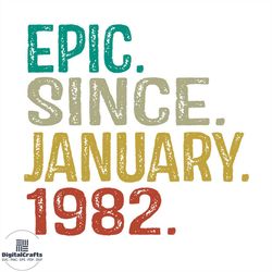 Epic Since January 1982 SVG PNG