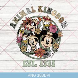 Animal Kingdom Safari PNG File | Animal Kingdom 25th Anniversary Instant Download | Mickey And Minnie Safari | Animal