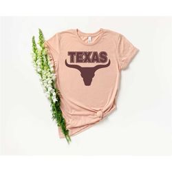Texas Shirt - Texas Tee - Texas Cactus Shirt - Texas Map - Texas Lover Shirt - Texas Home - Home State Shirt - Longhorns