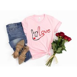 Love Shirt, Love T-Shirt, Gift For Fianc, Love Sign Shirt, Valentines Day Shirt, Couple Matching, Engagement Shirt, Vale