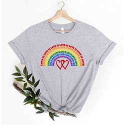 Pride Rainbow Shirt, Pride Heart Shirt, Pride Rainbow, Pride Heart, Pride Shirt, Lgbt Heart Shirt, Lgbtq Heart Shirt, Co