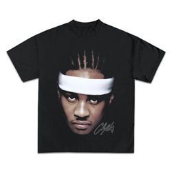 CARMELO ANTHONY T-SHIRT | Rare Melo Rap Tee Vintage Style Graphic Print | Collectible Kobe Lebron Wade Basketball