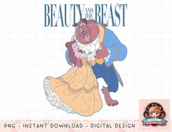 Disney Beauty And The Beast Belle And Beast Classic Portrait png, instant download, digital print