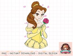 Disney Beauty And The Beast Belle Anime Art Style Portrait png, instant download, digital print