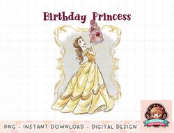Disney Beauty and the Beast Belle Birthday Princess png, instant download, digital print