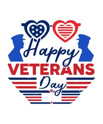 Happy Veterans Day Patriotic Svg, American Flag Svg, USA Svg, Military Svg, Memorial Svg,Veterans Day Digital Download