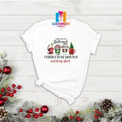 Christmas Shirt, Santa Shirt, Christmas Movies Shirt, Winter Drinks Shirt, Coffee Shirt, Family Shirt, Latte shirt, Vaca