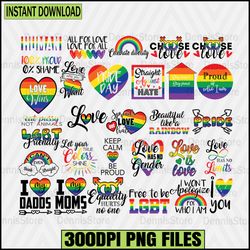 Pride Png,LGBT Friendly Png, Rainbow Boho Png,LGBT Png Bundle,Lesbian Png , Gay Png, Bisexual Png, Transgender Png