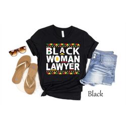 Black Woman Lawyer Shirt