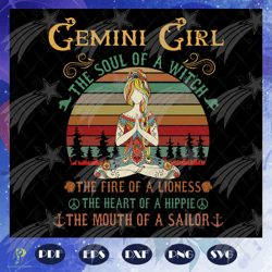 Gemini Girl Svg, Gemini For Girls Svg, Gemini For