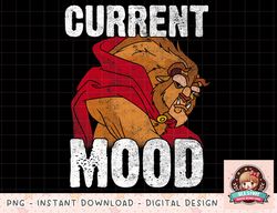 Disney Beauty And The Beast Current Mood Graphic png, instant download, digital print png, instant download, digital pri