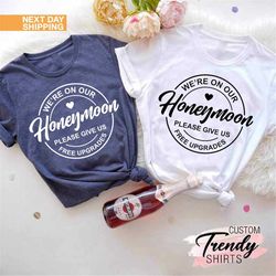 Funny Honeymoon Shirts, Married Couple Shirts, Honeymoon Gifts, Just Married T-shirt, Wifey and Hubby Shirts, Wedding Sh