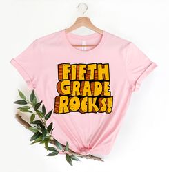 Hello Fifth Grade Shirt, Fifth Grade Teacher Shirt, Teacher Gift, Gift for Teachers, 5th Grade, Fifth Grade Teacher,Back