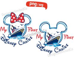 My First Disney Cruise svg, First Cruise Mickey svg, Disney Family Vacation svg, Disney Cruise svg, Disney Trip svg