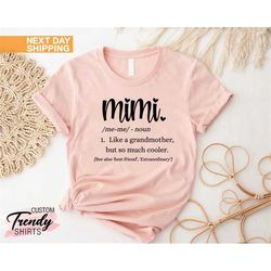 Mimi Definition Shirt, Mimi Shirt, New Grandma Gift, Funny Grandma Gift Shirt, Mimi Birthday Gift, Mother's Day Grandma,