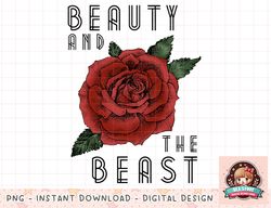 Disney Beauty And The Beast Rose Logo png, instant download, digital print