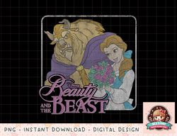Disney Beauty And The Beast Simple Framed Portrait png, instant download, digital print