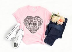 Mother Heart Shirt, Mothers Day Shirt, Gift For Mom, Mom Shirt, Mama Shirt, Mom Life Shirt, Heart Shirt, Gift For Her, M